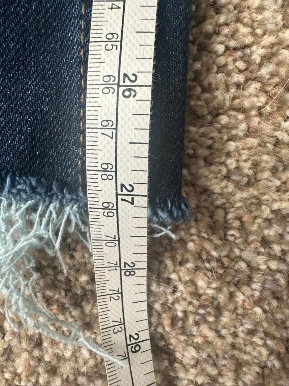 Hudson High Rise Wide Leg Raw Hem Dark Wash Jeans Size Large NWOT